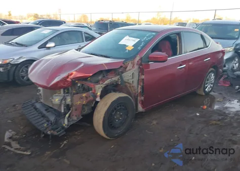 2016 Nissan Sentra Sv z USA, uszkodzony, nr VIN 3N1AB7APXGY307990